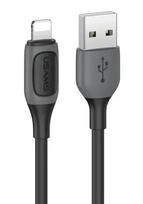 Usams US-SJ595 datu pārraides un uzlādes vads | USB-A uz Lightning | 12W | 1m | melns