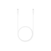 Samsung datu pārsūtīšanas un uzlādes kabelis | USB-C uz USB-C | 100 W | 1,8 m | balts (OEM)