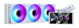 PHANTEKS „Glacier One 360M25“ LCD vis-en-un vandens aušinimo sistema su 6 colių ekranu – 360 mm, balta
