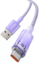 Baseus USB to USB-C Cable 6A 1m / purple