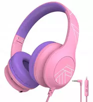 Słuchawki PowerLocus PowerLocus Wired Headphones PLED Wired Kids Pink