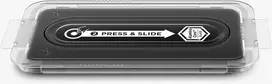 „Spigen“ grūdintas stiklas GLAS.TR „EZ FIT PRO“, 2 vnt. rinkinys, „Galaxy S25 FE“, skaidrus