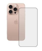 Fusion full glue 5D aizsargstikls pilnam ekrānam Apple iPhone 16 Pro melns