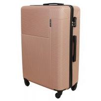 Didelis plastikinis lagaminas Gravitt 8052 D Rožinis (Rose Gold)