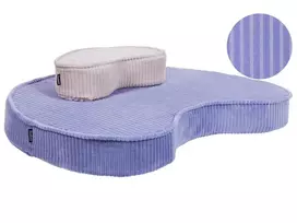 Sėdimasis pufas NILI veliūrinis šviesiai violetinis