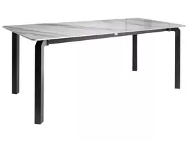 Sodo stalas FELETTO 180 cm 90 cm akmuo pilkas marmuras