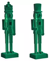 2 dekoratyvinių figūrėlių rinkinys FLATEY Spragtukas 40 cm, žalias