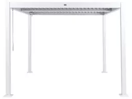 Sodo pavėsinė FORNOLI metalinė 296 cm x 296 cm balta