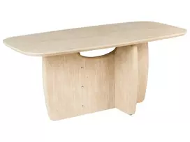 Valgomojo stalas TRAVERS Travertino efektas 180 cm 90 cm