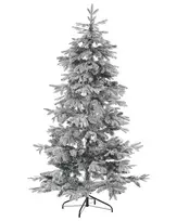 Dirbtinė snieguota kalėdų eglutė TOMICHI 210 cm balta