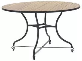 Lauko stalas LASCARI 120 cm, akacijos mediena, šviesiai rudas