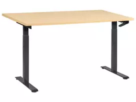 Reguliuojamo aukščio rašomasis stalas DESTINES Juodas / šviesiai rudas 160 cm 72 cm