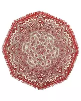 Kilimas MEZITILI Raudonas ø 120 cm Medvilnė
