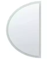 Vonios veidrodis su LED apšvietimu BEZONS 49 cm 80 cm, sidabrinis