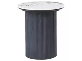 Šoninis staliukas DORA keramika, juodas