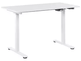 Elektriškai reguliuojamas rašomasis stalas GRIFTON, baltas, 120x60 cm