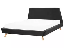 Viengulė lova VIENNE 180 x 200 cm, juoda
