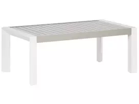 Sodo stalas CASTELLA 120 cm 70 cm metalinis smėlio spalvos