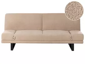Išskleidžiama dvivietė sofa „YORK Boucle“ smėlio spalvos