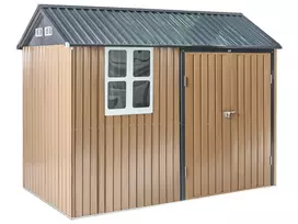 Įrankių namelis NOCCIANO 313 cm 220 cm rudas