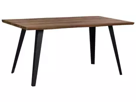 Valgomojo stalas WITNEY tamsiai rudas 160 cm 90 cm