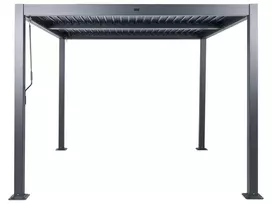 Sodo pavėsinė FORNOLI metalinė 296 cm 296 cm juoda