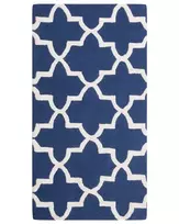 Kilimas SILVAN tamsiai mėlynas 80 x 150 cm vilnonis