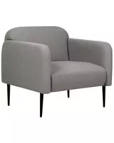 Fotel STOUBY lininis pilkas