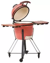 KAMADO anglinė kepsninė keramikinė raudona