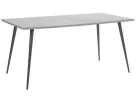 Valgomojo stalas SANTIAGO pilko betono efektas 160 cm 80 cm