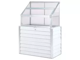 Balkoninis šiltnamis NOVOLI, kreminės baltos spalvos, 62 cm