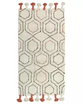 Kilimas HAJIPUR smėlio spalvos 80 x 150 cm medvilninis
