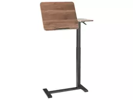 Reguliuojamas nešiojamojo kompiuterio stalas SCHOLA rudas/juodas 70 cm 40 cm