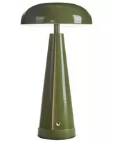 Belaidė LED stalinė lempa BOCONO su reguliatoriumi, metalinė, žalia