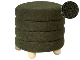 Pufas CHILLY Boucle žalias