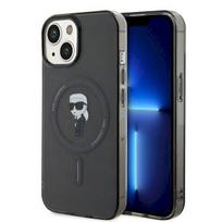 Karl Lagerfeld KLHMP14SHFCKNOK Hardcase IML Ikonik MagSafe for iPhone 14/15/13 6.1" / black