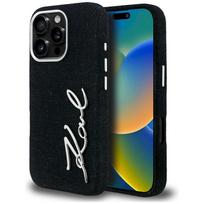 Karl Lagerfeld FW Jeans Signature Logo Case for iPhone 16 Pro / black