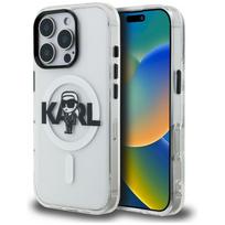 Karl Lagerfeld IML Karl Sketch Logo MagSafe Case for iPhone 16 Pro / clear