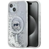 Karl Lagerfeld Liquid Glitter Karl Head MagSafe case for iPhone 15 | 14 | 13 - transparent