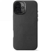 Decoded Leather Backcover case with MagSafe for iPhone 16 Plus - black