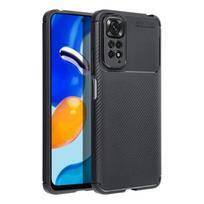 Samsung Fusion Carbon Premium silikona vāciņš Samsung A22 5G melns