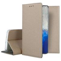 Fusion Magnet Book Case priekš Xiaomi Redmi A3 4G Zeltains