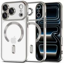 TECH-PROTECT MagFlex Shiny Silver telefona maciņš ar MagSafe atbalstu Apple iPhone 17 Pro Max, sudraba