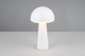 Trio Fungo LED table lamp matt white rechargeable gaismeklis R57716131 4017807603330