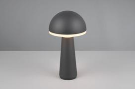 Trio Fungo LED table lamp anthracite rechargeable gaismeklis R57716142 4017807603347