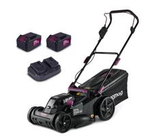 Gomag GO-RSM430BL Akumuliatorinė vejapjovė 2x4,0Ah, 43cm (Parodisnis modelis)