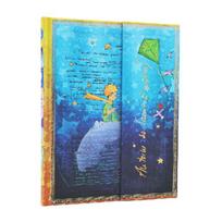 Saint-Exupéry, The Little Prince (Embellished Manuscripts Collection) Ultra Unlined Hardcover Journal (Wrap Closure)