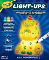 Žaislinis dažymo rinkinys, lempa Crayola Light Up 74-7636, (spalva/dizainas parenkami atsitiktine tvarka)