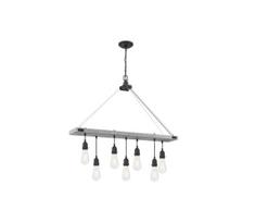 Westinghouse 6116440 - Pakabinamas šviestuvas ant grandinės ASHWOOD 7xE27/60W/230V