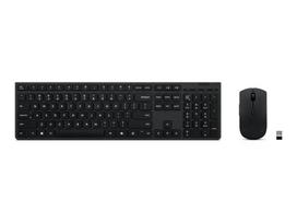 Lenovo Professional Wireless Rechargeable Combo Keyboard and Mouse | Keyboard and Mouse Set | Wireless | Mouse included | Blueto